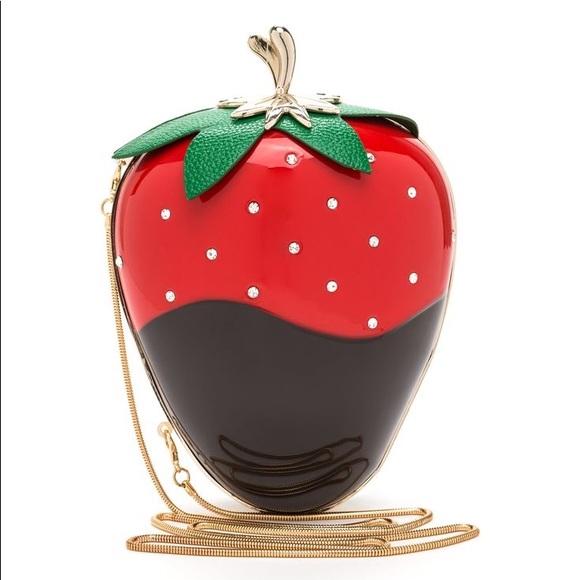 Culture Riot Handbags - Chocolate Dipped Strawberry Clutch